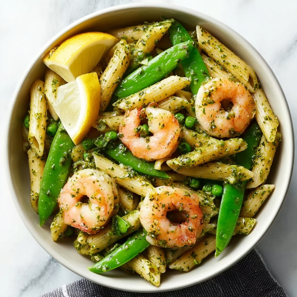 Shrimp Pesto Penne Recipe - Recipe Image