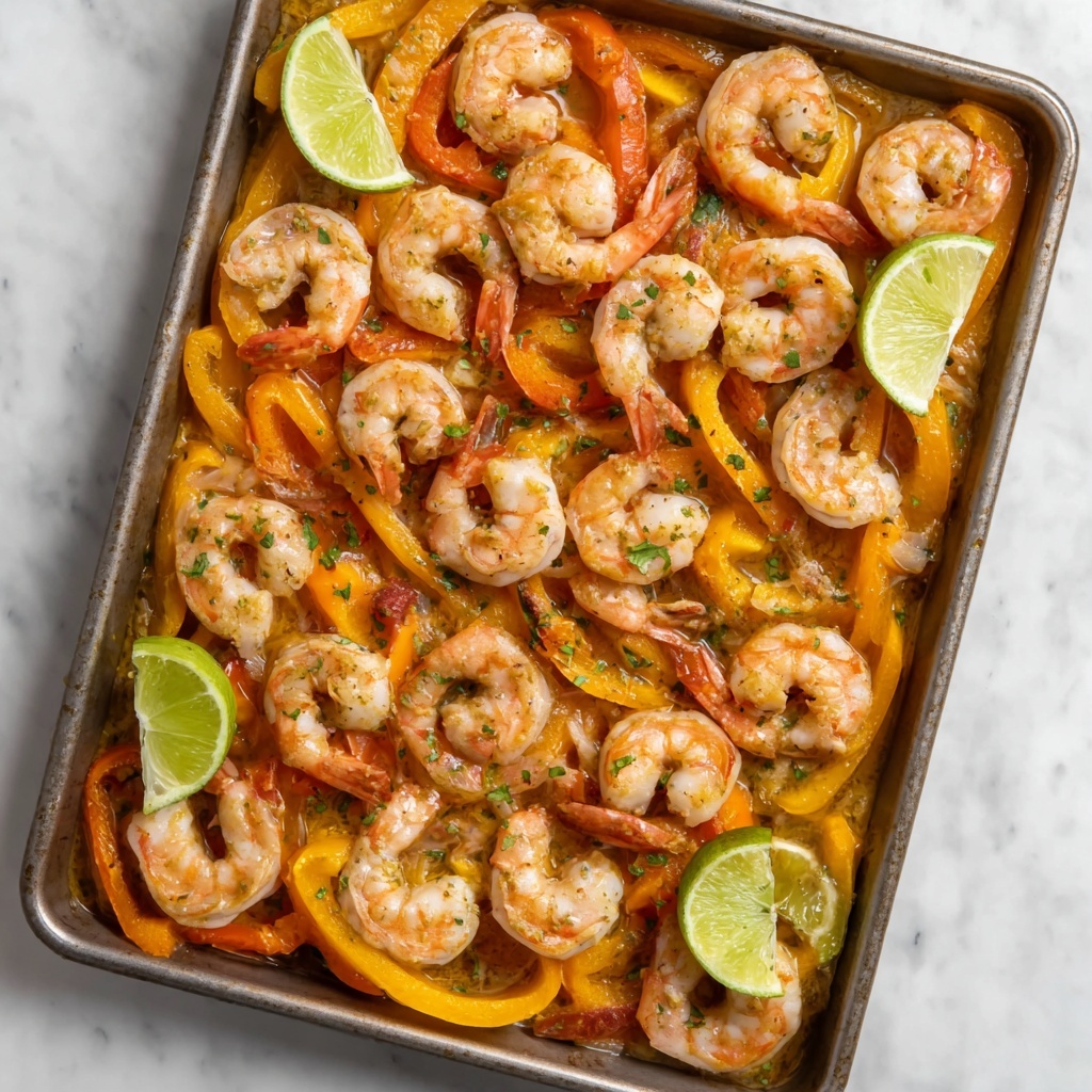 Sheet Pan Shrimp Fajitas Recipe - Recipe Image