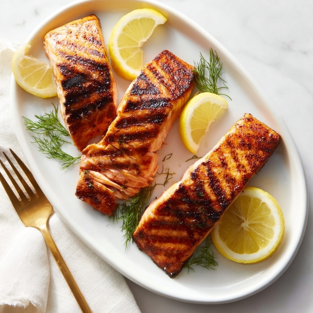 Baked Cajun Salmon with Parmesan Risotto Recipe - Recipe Image