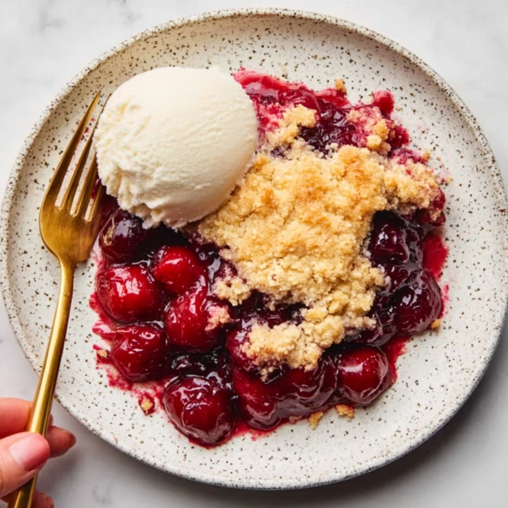 Easy Cherry Cobbler Recipe - Recipe Image