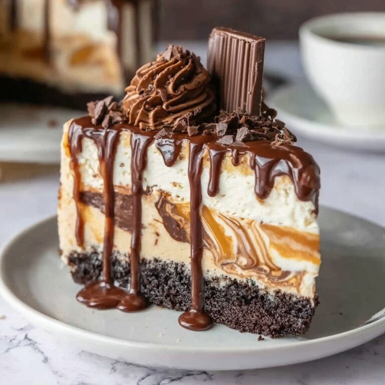 Caramel Chocolate Coffee Cheesecake Recipe