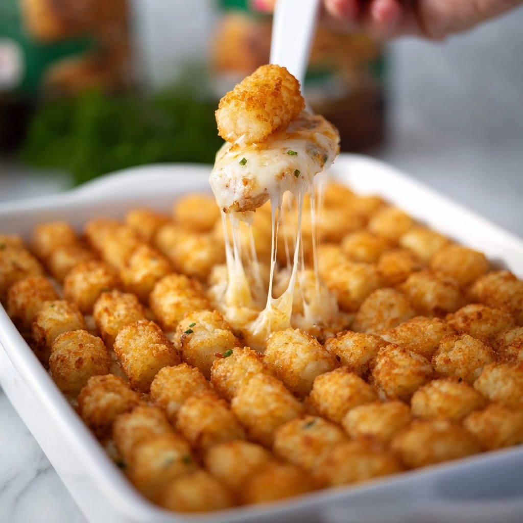 Kickin’ Creole Tater Tot Casserole Recipe - Recipe Image